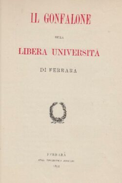 Il Gonfalone della Libera Università di Ferrara