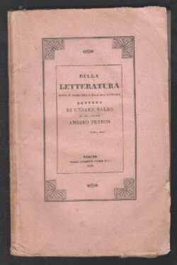 Della letteratura negli XI primi secoli dall'era cristiana