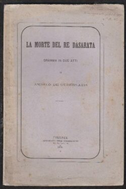 La morte del Re Dasarata. DRAMMA in due Atti