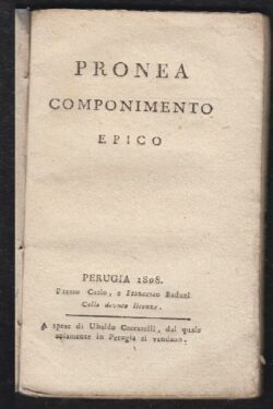 Pronea, componimento epico di Melchiorre Cesarotti
