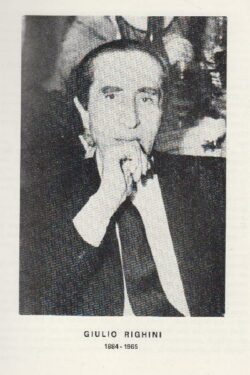 Giulio Righini. Commemorazione tenuta dall'avv. Prof. Carlo Lega il 10 maggio 1965 nell'Aula Magna dell'Università di Ferrara