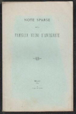 Note sparse sulla Famiglia Muoni D'Antignate