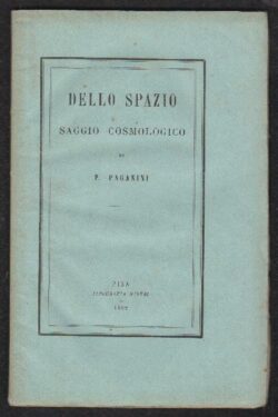 Dello spazio. Saggio cosmologico