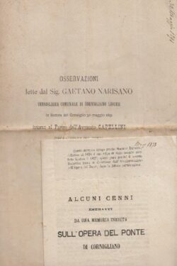 Osservazioni intorno al Parere dell'Avvocato Capellini circa l'Opera del Ponte di Cornigliano Ligure