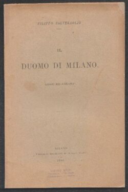 Il Duomo di Milano SAGGIO BIBLIOGRAFICO