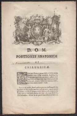 Positiones Anatomicae et Chirurgicae