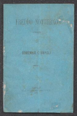 Freddo notturno. Versi di Domenico Ciampoli
