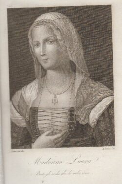 L'incontro di Petrarca e Laura in Paradiso. Cantiche