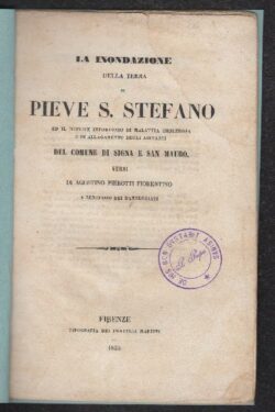 La inondazione della terra di Pieve S. Stefano