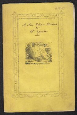 Di Bartolomeo Gamba MEMORIA di Antonio Neu-Mayr. Seconda Edizione