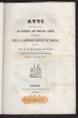 Discorso sulle Belle Arti
