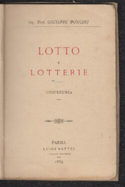 Lotto e Lotterie. CONFERENZA