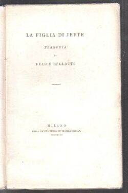 La figlia di Jefte. TRAGEDIA