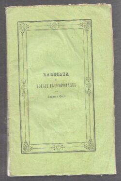 Raccolta di poesie estemporanee di Gaspero Cozzi Fiorentino