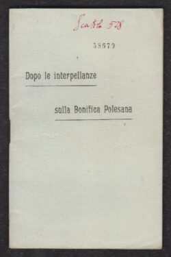Dopo le interpellanze sulla Bonifica Polesana